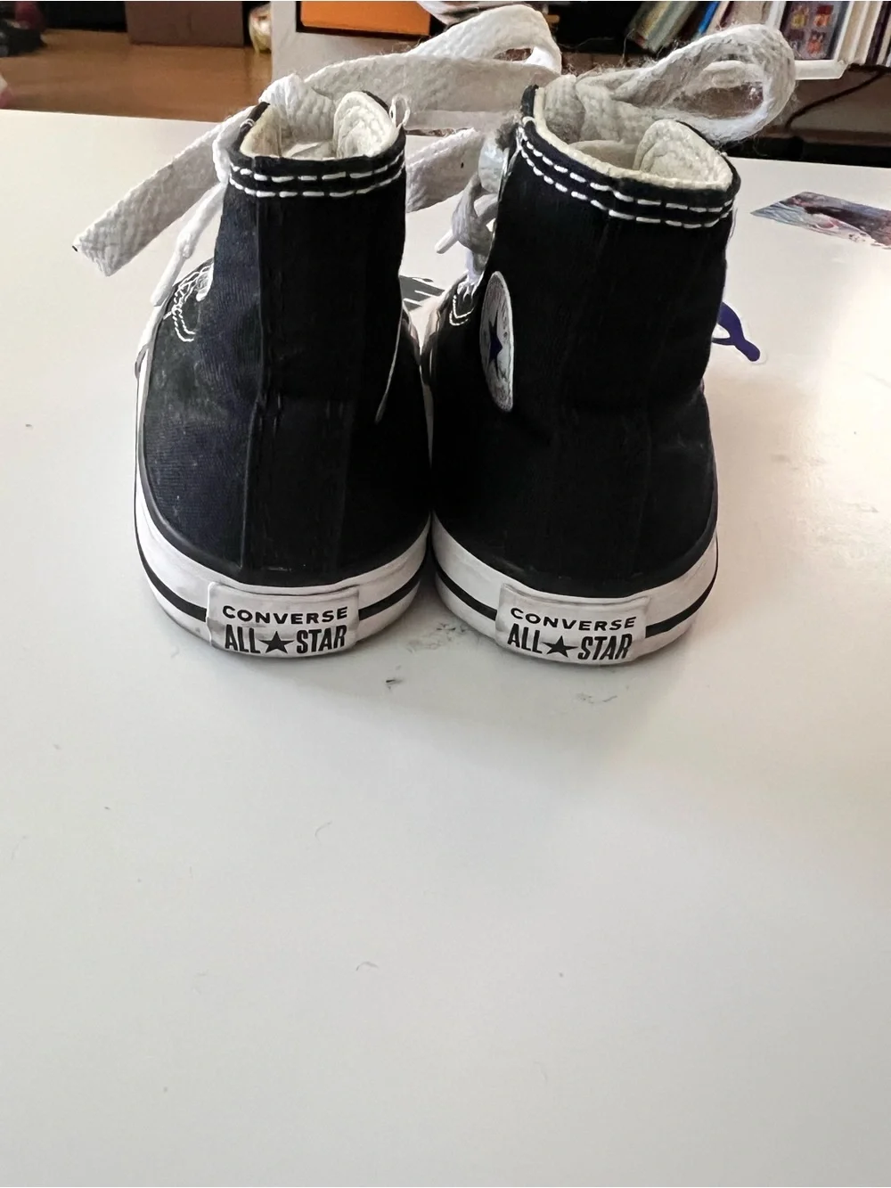 Converse Kids High-Top Sneakers in Black and White